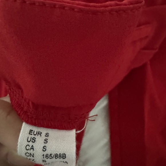 Red Flare Pants - Picture 3 of 3